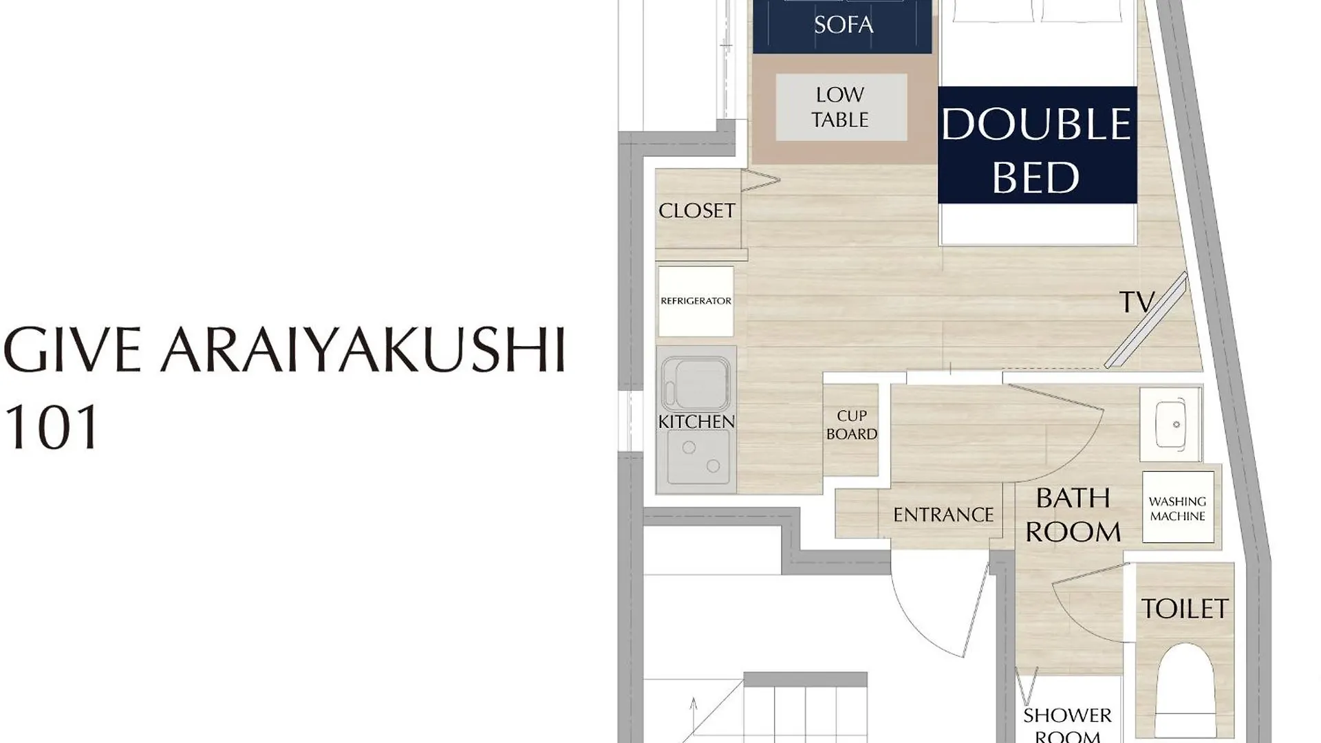 東京都Give Araiyakushiアパートメント アパート 東京都