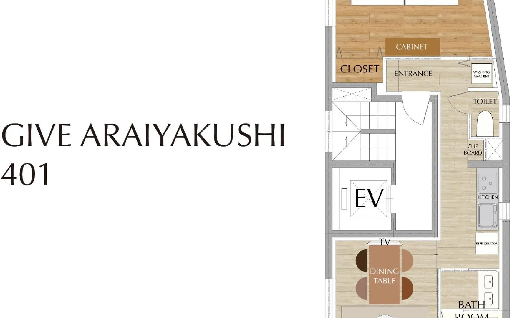 Give Araiyakushi Apartment Tokyo Japan